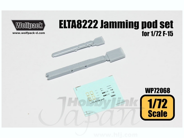 Wolfpack 1/72 resin ELTA8222 Jamming pod set for 1/72 F-15 - WP72068 Wolfpack 1/72 resin ELTA8222 Jamming pod set for 1/72 F-15 - WP72068