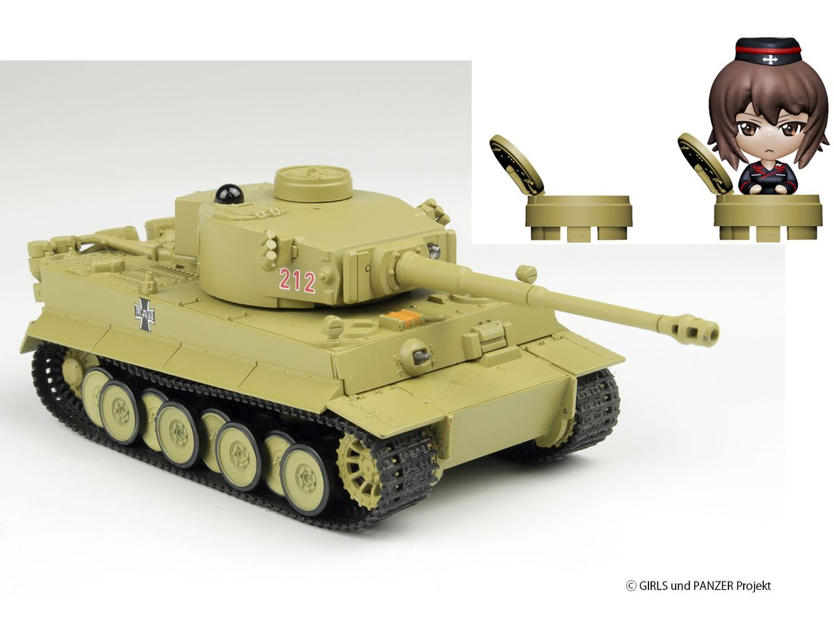 Girls und Panzer RC Battle Tank Road Series Tiger I Kuromorimine Girls High School