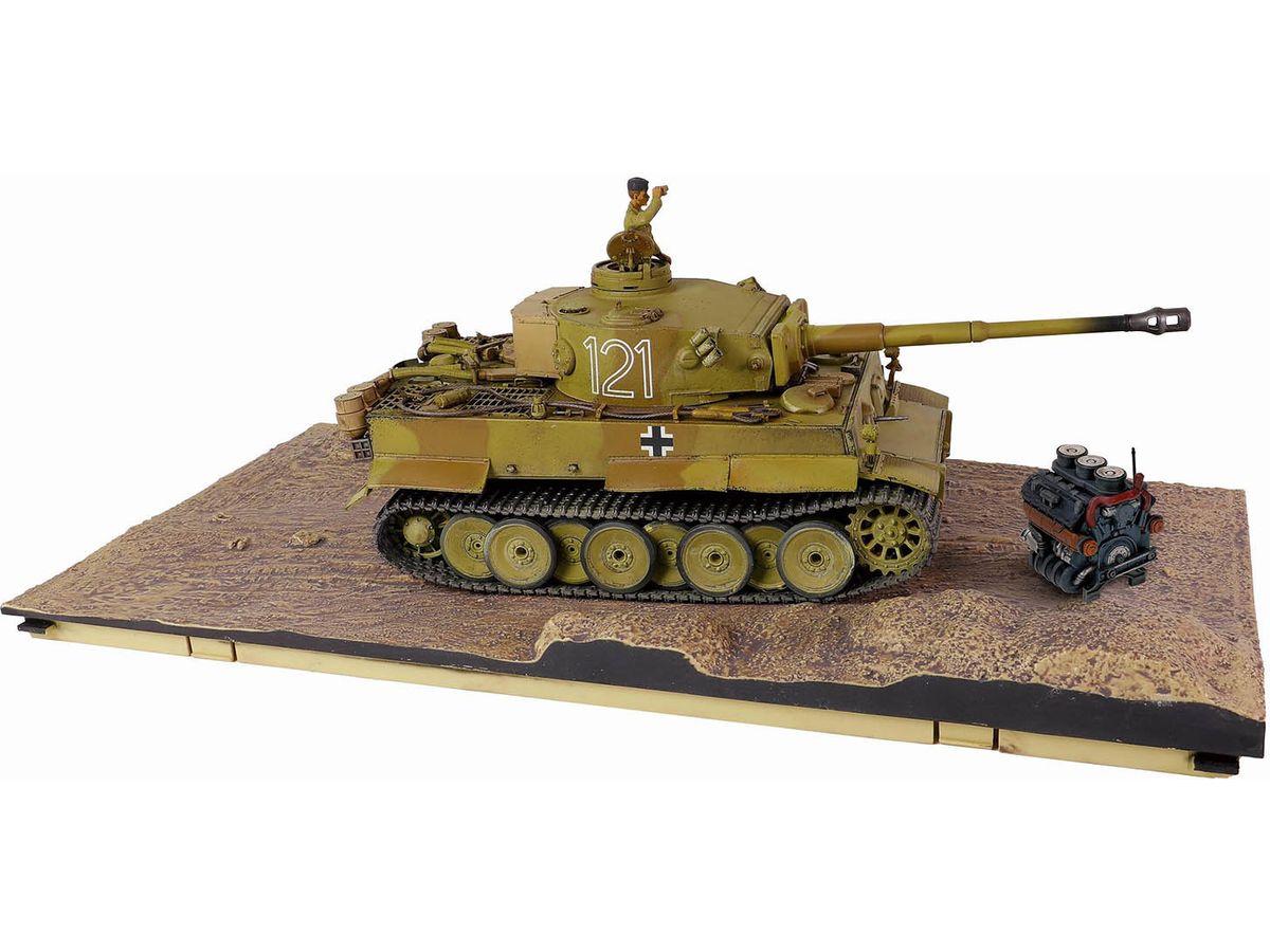 WW.II German Tiger I Early Type 501st Heavy Tank Battalion Chassis No. 121 Tunisia 1943 Finished Product (Reissue)