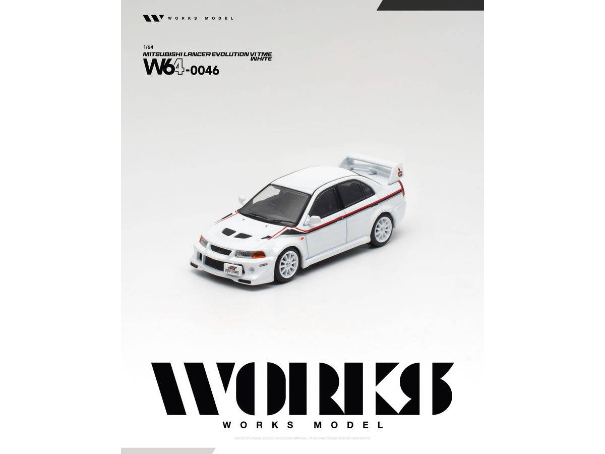 MITSUBISHI LANCER EVOLUTION VI TOMMI MAKINEN WHITE