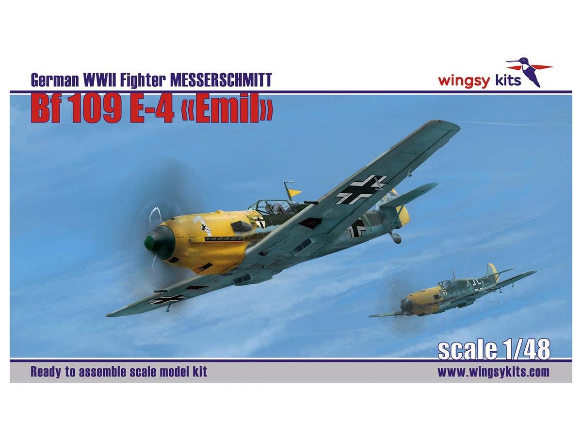 German WWII Fighter Messerschmitt Bf109E-4 "Emil"