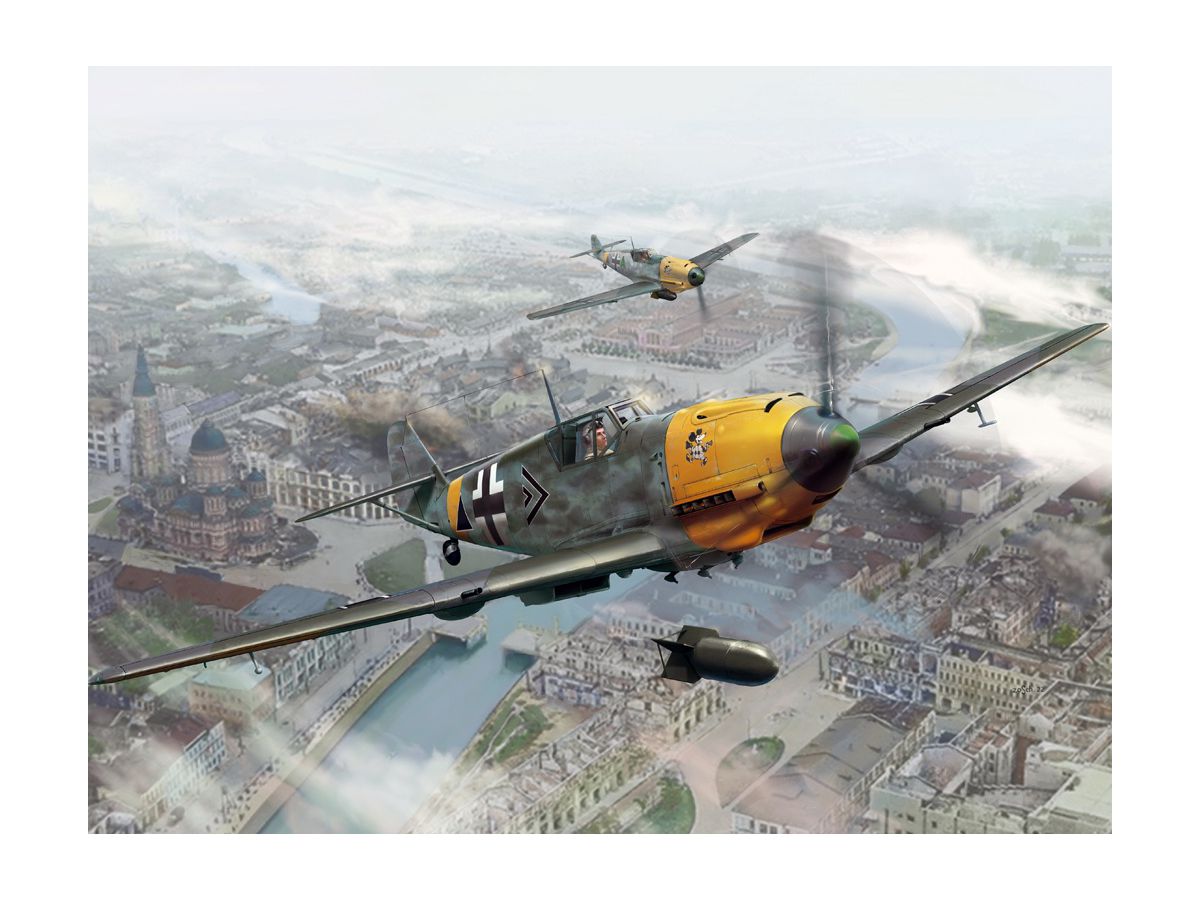 German WWII Fighter MESSERSCHMITT Bf 109 E-7