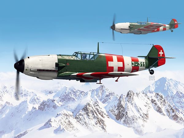 Bf109E-3a Swiss Air Force