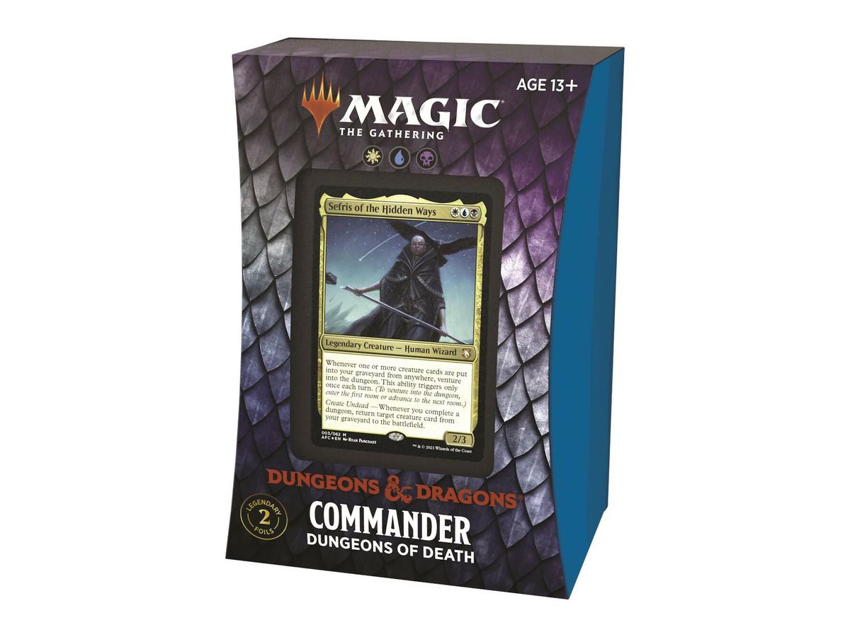 Magic: The Gathering Adventures in the Forgotten Realms Commander Deck Dungeons of Death (English Ver.)