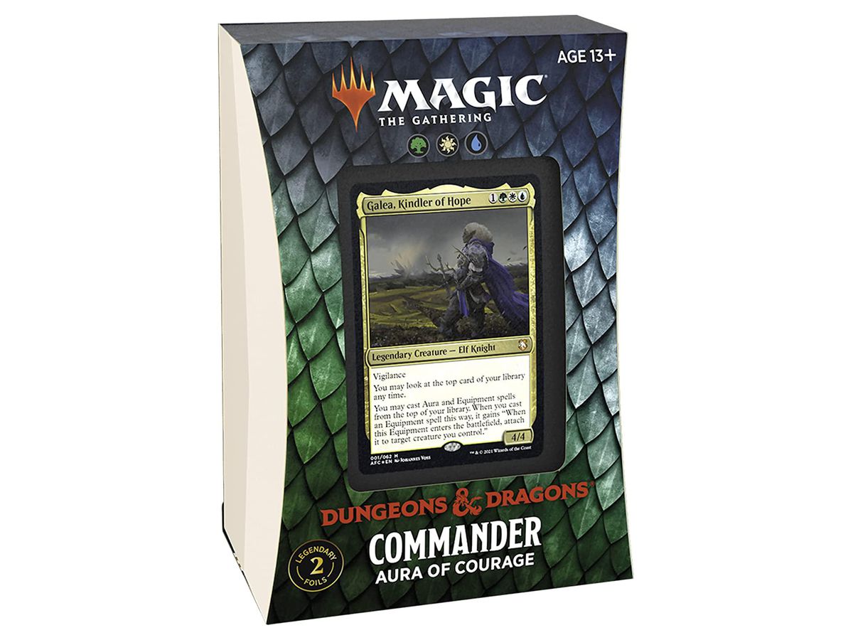 Magic: The Gathering Adventures in the Forgotten Realms Commander Deck Aura of Courage (English Ver.)