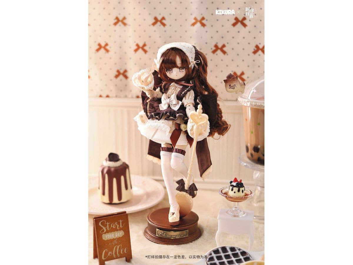KIKURA Echoes Of Eon Solar Term Food Series Ball-Joint Doll Dashu - Bubble Milk Tea