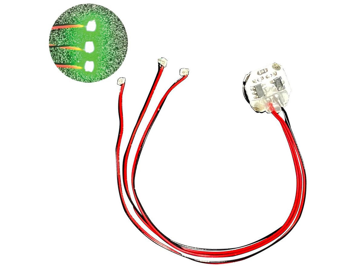 W-PARTS LED Module (with Magnetic Switch) Lead type Green