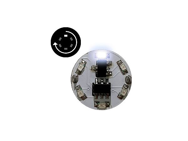 LED Module (with Magnetic Switch) 1LED Rotating Light White