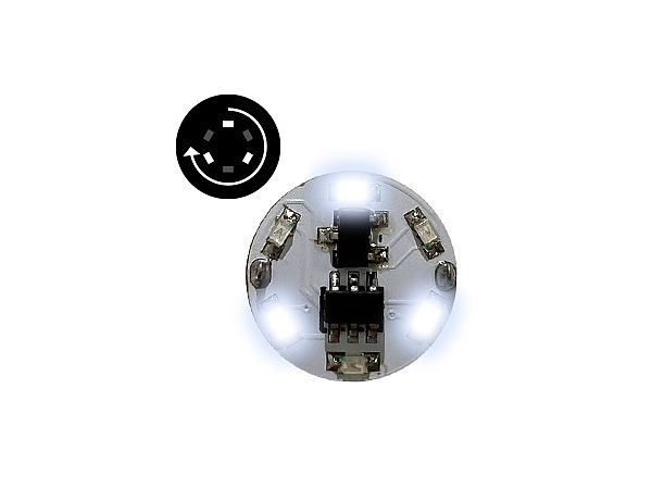 LED Module (with Magnetic Switch) 3LED Rotating Light White