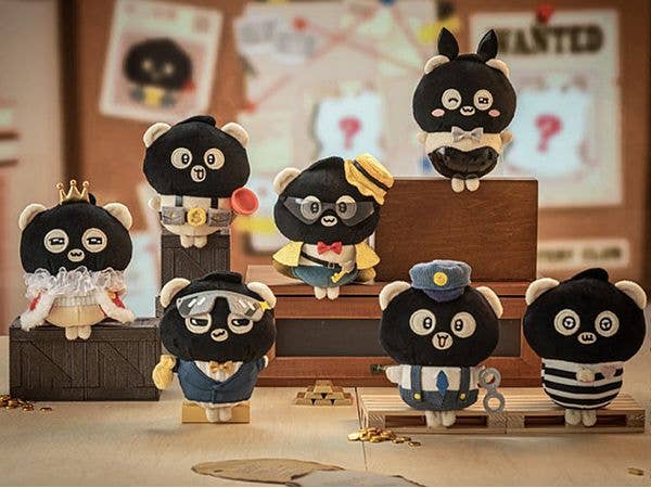 Little Bear Baki Plush Blind Box - Century Strange Case Series 1Box 6pcs