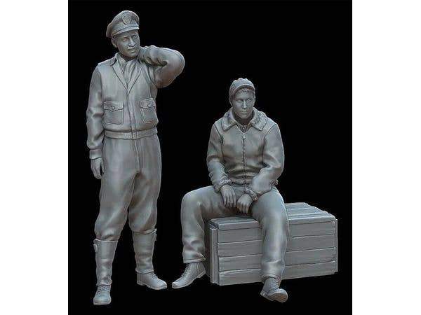 U.S. AIR FORCE PILOTS FOR MUSTANG P-51 (2 pieces)