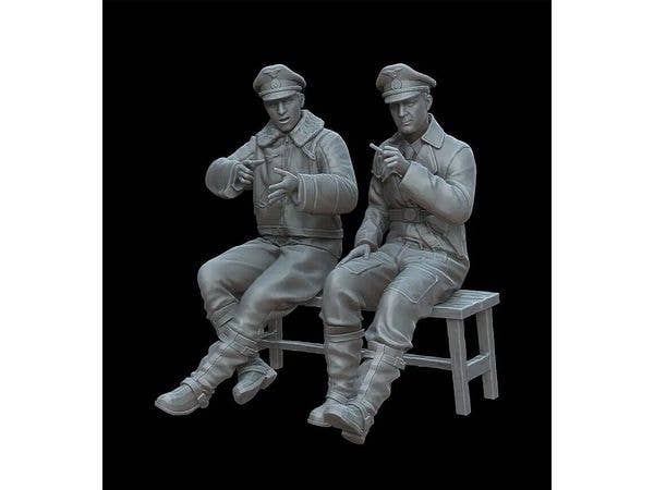 German pilots on the bench