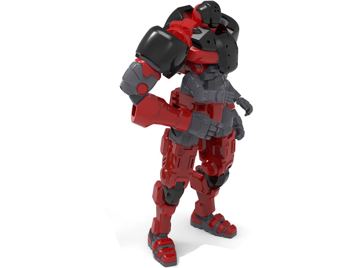 Remnant Dome Series WWS-0-01/02 Match Soldier/Peacekeeping Armor Plastic Model Kit (Red)