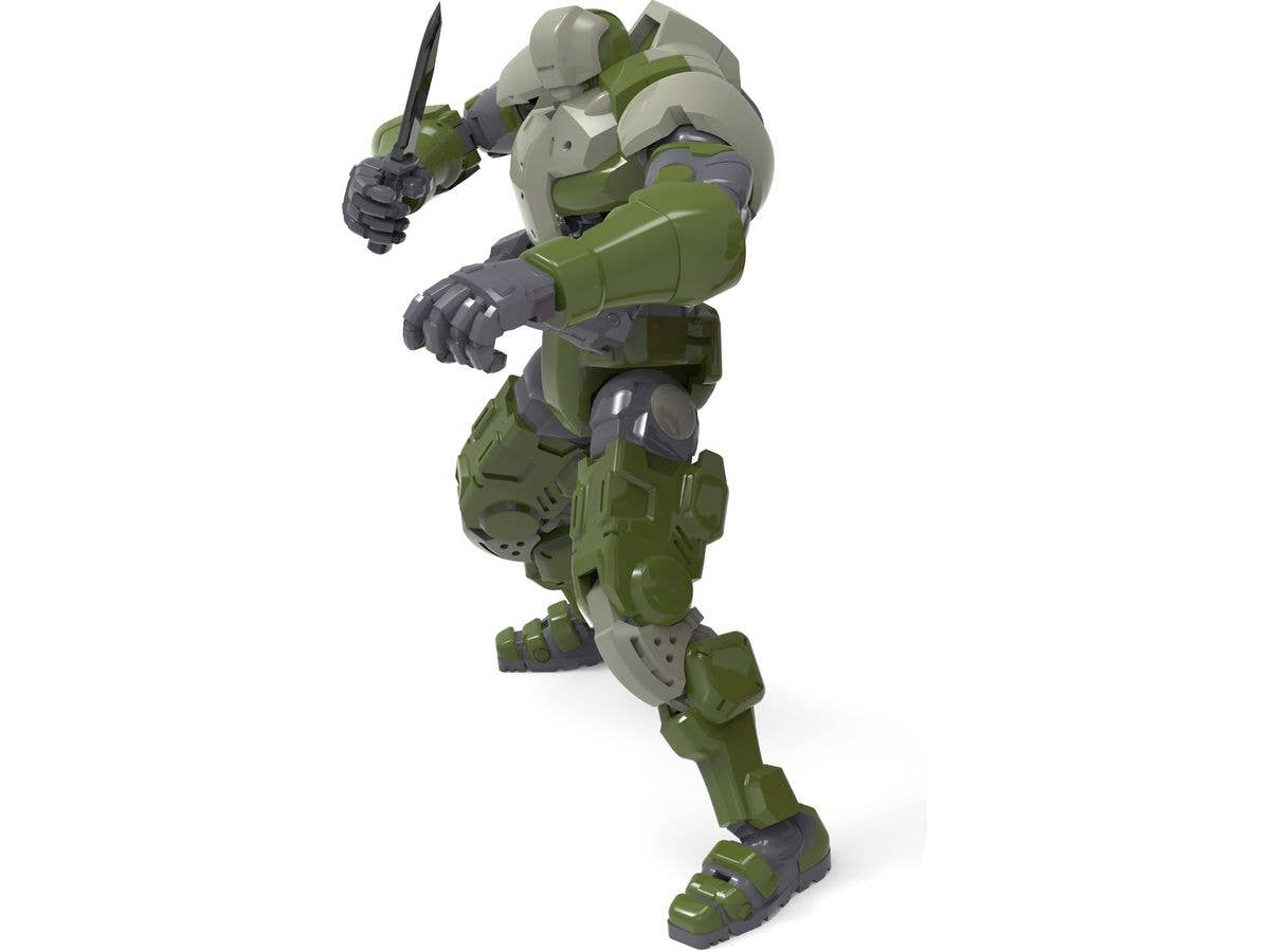 Remnant Dome Series WWS-0-01/02 Match Soldier/Peacekeeping Armor Plastic Model Kit (Green)