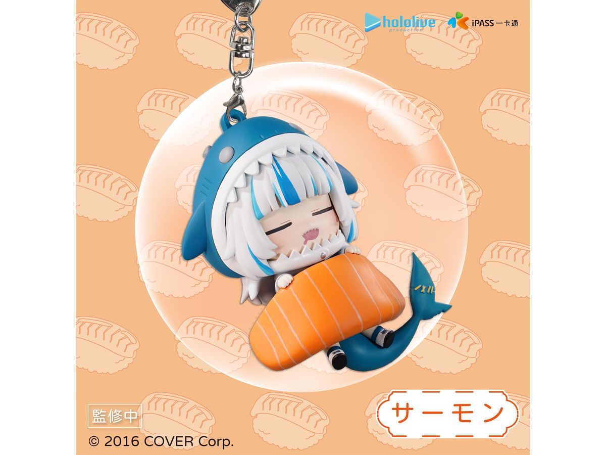hololive production Gawr Gura Sushi Futon Figure (with IC Card Function) Salmon