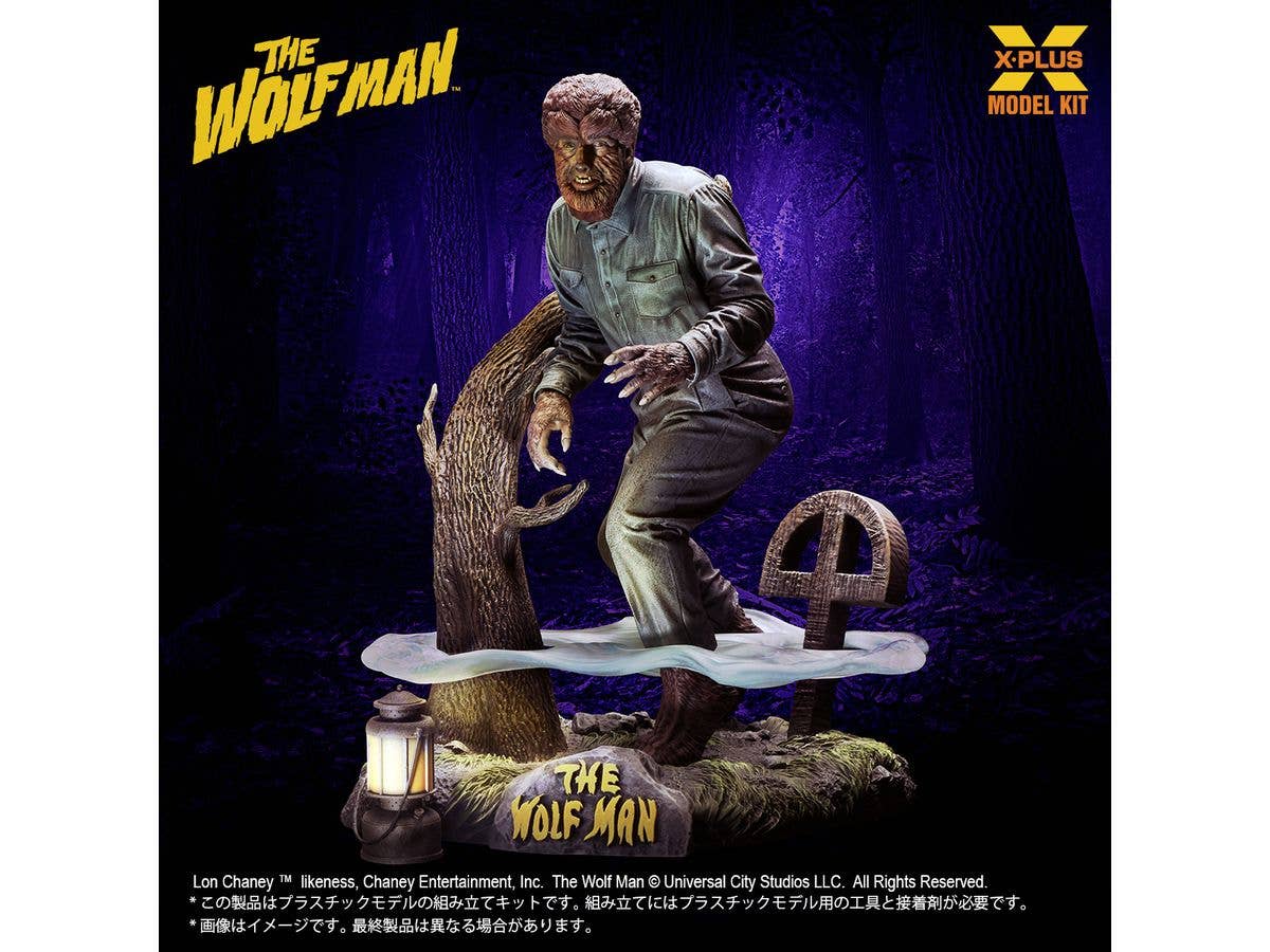 Lon Chaney Jr. as Wolf Man Plastic Model Kit