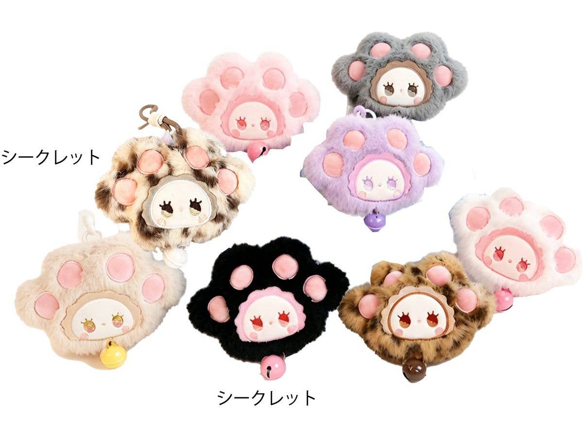 LOVELY EMMA Cat Paw Plush Squishy Series Trading Plush 1Box 6pcs