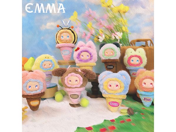 Lovely Emma Scoop Ice Cream Series Trading Plush: 1Box (8pcs)