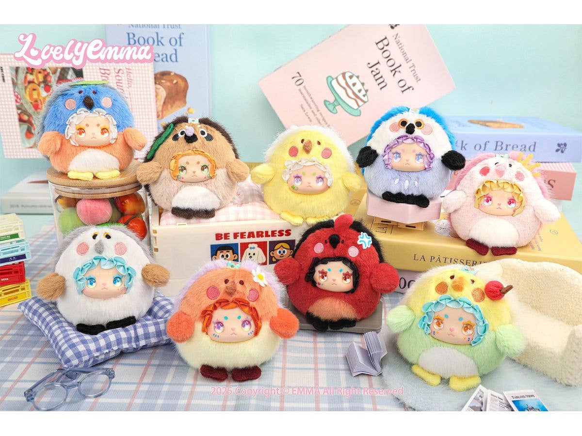 LOVELY EMMA Birdie Escape Series Trading Plush 1Box 8pcs