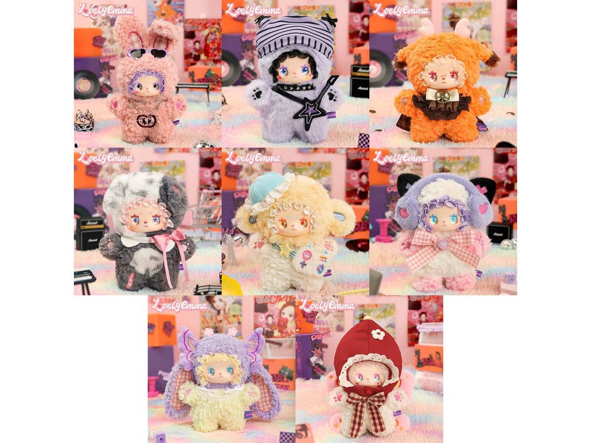 LOVELY EMMA PUNK ERA Series Trading Plush 1Box 6pcs