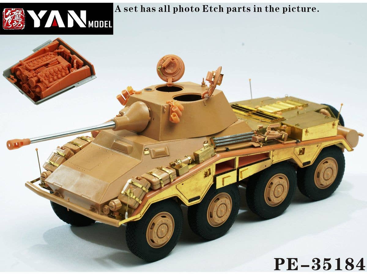 German Sd.Kfz.234/2 PUMA PE Set (for RFM 5110 )