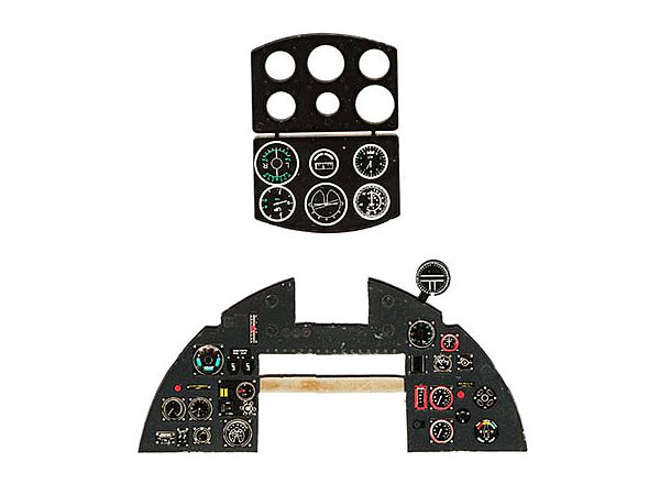 Late Typhoon Coloring Instrument Panel Airfix
