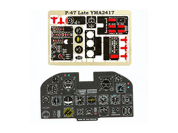 P-47 Thunderbolt Late Coloring Instrument Panel Kinetic Other