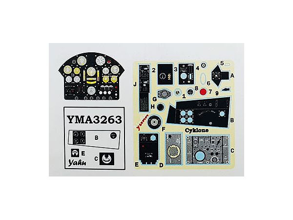 Caudron C.714 Fighter Coloring Instrument Panel Azul