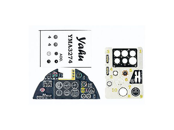 Hurricane Mk.II Coloring Instrument Panel Revell