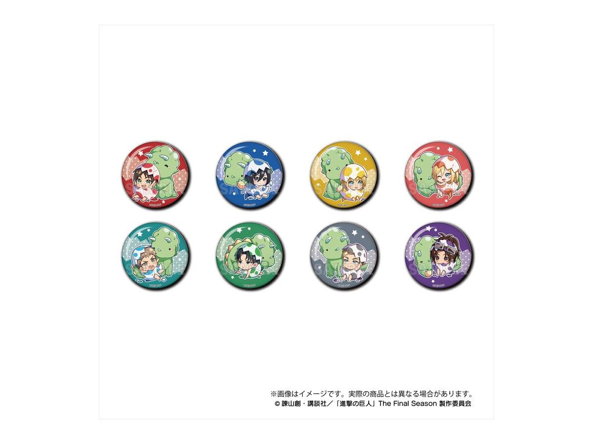 Attack On Titan: Gyao Colle Trading Can Badge Baby Tama ver. 1Box 8pcs