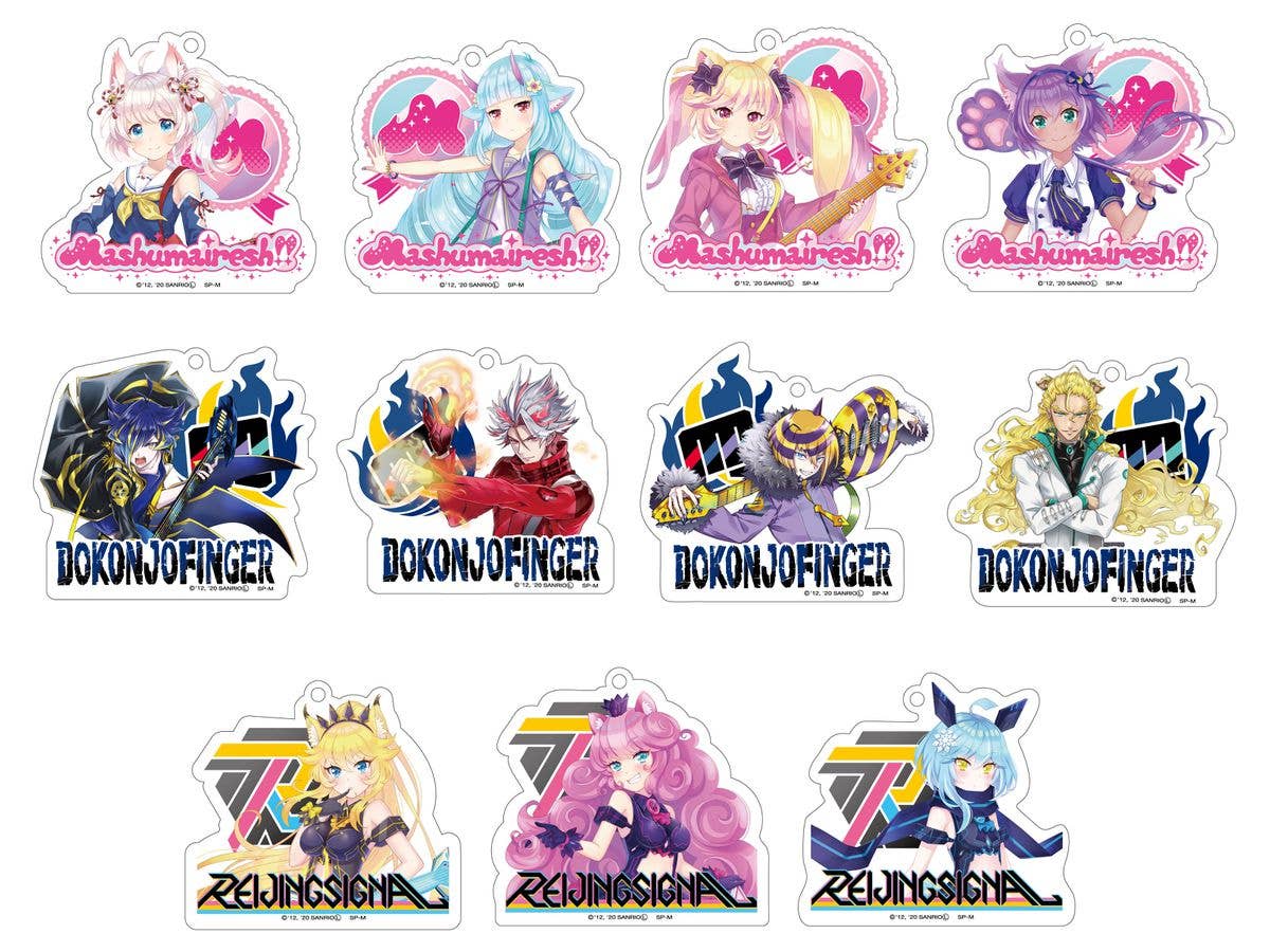 Show by Rock!! Mashumairesh!!: Trading Acrylic Keychain 1Box 11pcs