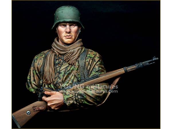 Young German Infantryman WWII Bust