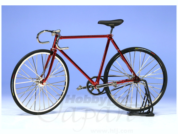 PEDAL ID Bicycle Build-Up Model Metallic Red Basic CrMo Frame Set PEDAL ID BICYCLE BUILD-UP MODEL