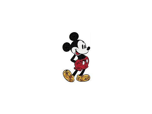 Jigsaw Puzzle Silhouette Mickey Mouse 258P (26.6 x 48.1cm)