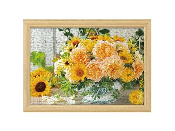 Jigsaw Puzzle Flower Sunny Yellow 300pcs (26 x 38cm)