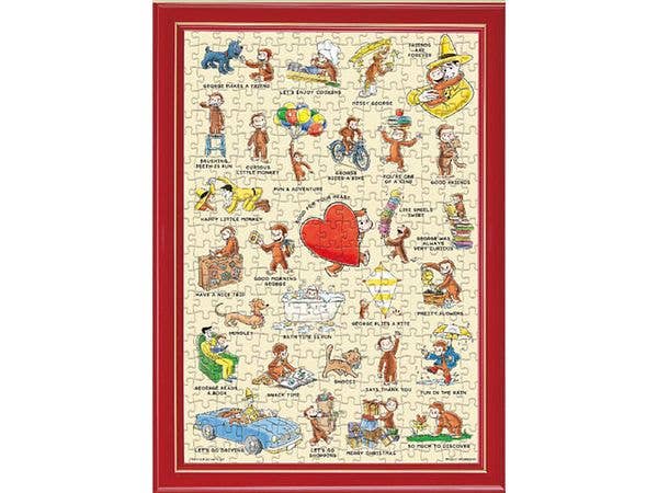 Jigsaw Puzzle Curious George George's Daily Life 300pcs (26 x 38cm)