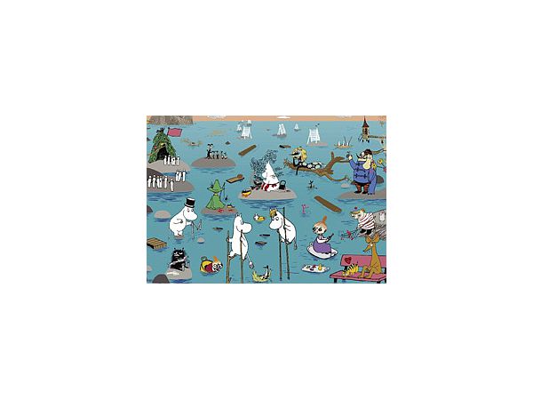 Jigsaw Puzzle: Moomin in Love 500P (38 x 53cm)