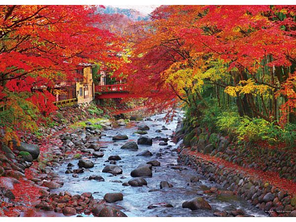The colorful Katsura River in Shuzenji (Shizuoka) 500pcs (380 x 530mm)