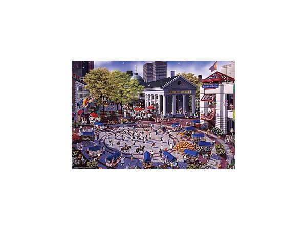 Jigsaw Puzzle: Quincy Market Square 1000P (50 x 75cm)