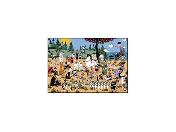 Jigsaw Puzzle: Moomin The Wonderful Friends in Moominvalley 1000pcs (26 x 38cm)