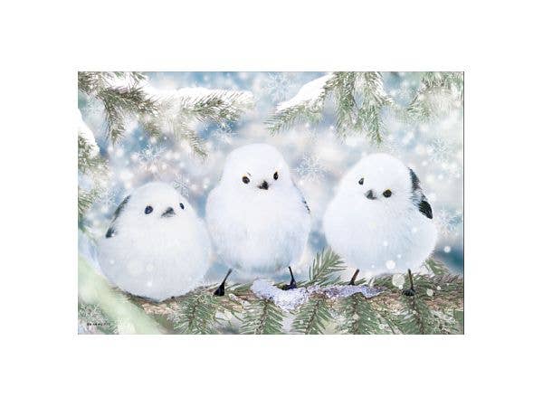 Jigsaw Puzzle: Friendly Long-tailed Tit 108 Large pcs (26 x 38cm)