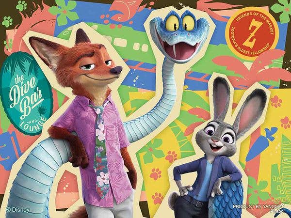 Petit Paris Clear Zootopia 2 150pcs (76 x 102mm)