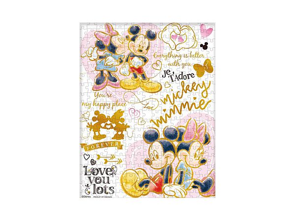 Petit 2 Light: Colorful Gold / Mickey & Minnie 300P (16.5 x 21.5cm)