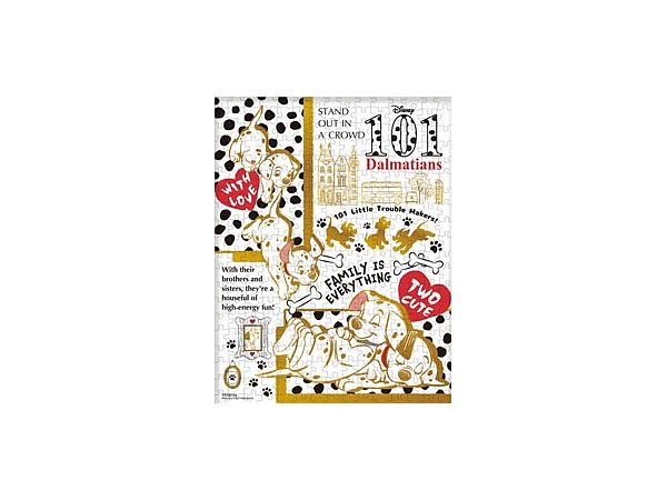 Jigsaw Puzzle: Colorful Gold / 101 Dalmatians 300P (16.5 x 21.5cm)