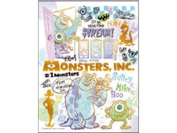 Petit Puzzle: Disney Colorful Gold / Monsters, Inc. 300pcs (16.5 x 21.5cm)