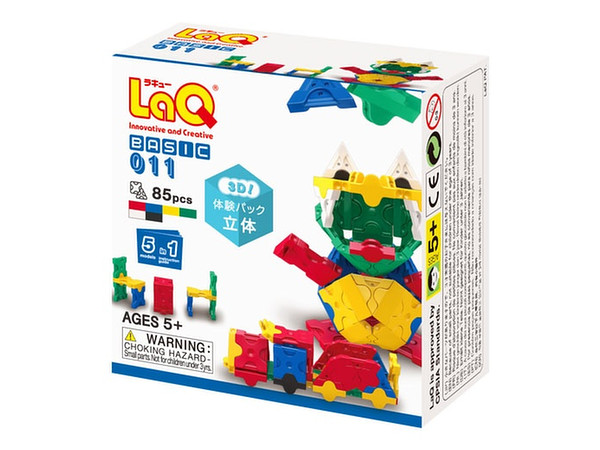 LaQ Basic 011 Experience Pack (Solid) 85pcs
