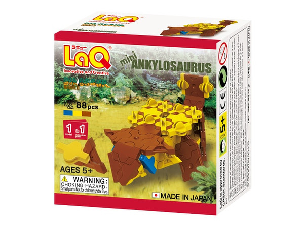 LaQ Dinosaur World Mini Ankylosaurus 88pcs
