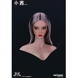 【あす楽対応】 Female Hair Straight Long Silver Gray / Gaze Oblique D: Head その他