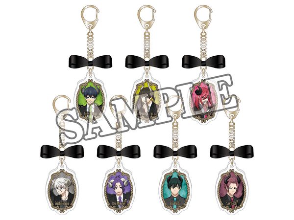 BLUE LOCK : Trading Ribbon Acrylic Keychain The Seven Deadly Sinners 1BOX7pcs
