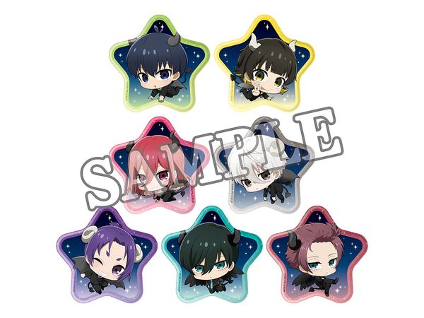 BLUE LOCK : Trading Star Shape Can Badge The Seven Deadly Sinners Deformation 1BOX7pcs